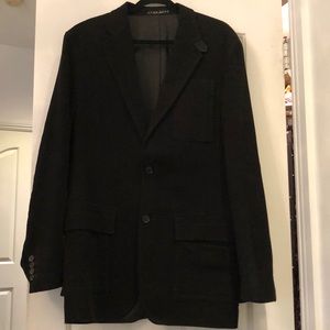 HUGO BOSS BLACK LONG VELVET BLAZER